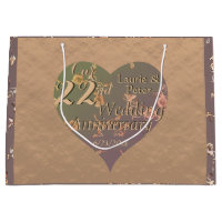 22nd Copper Anniversary Gift Bag