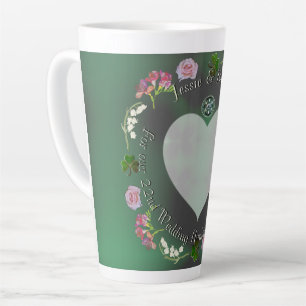 22nd Floral Wedding Anniversary Mug