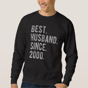 22nd Wedding Aniversary For Him Best Husband Sinc Sweatshirt