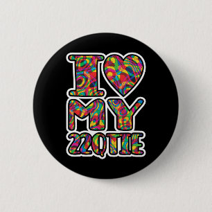 22q11 Support For Family Of 22q-t Cuties 6 Cm Round Badge
