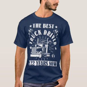 22th Birthday Present Truck Driver 22 Years Trucks T-Shirt