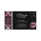 232 Cosmetologist Business Card Damask Glitter Pin