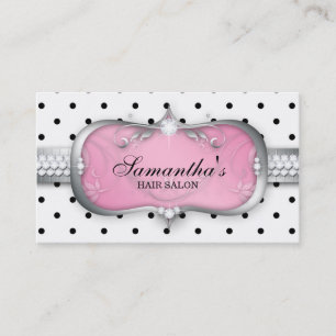 232 Cute Dots Jewellery Busines Hair Stylist Moder Business Card