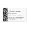 232 Salon Appointment Card Crown Woman Silhouette