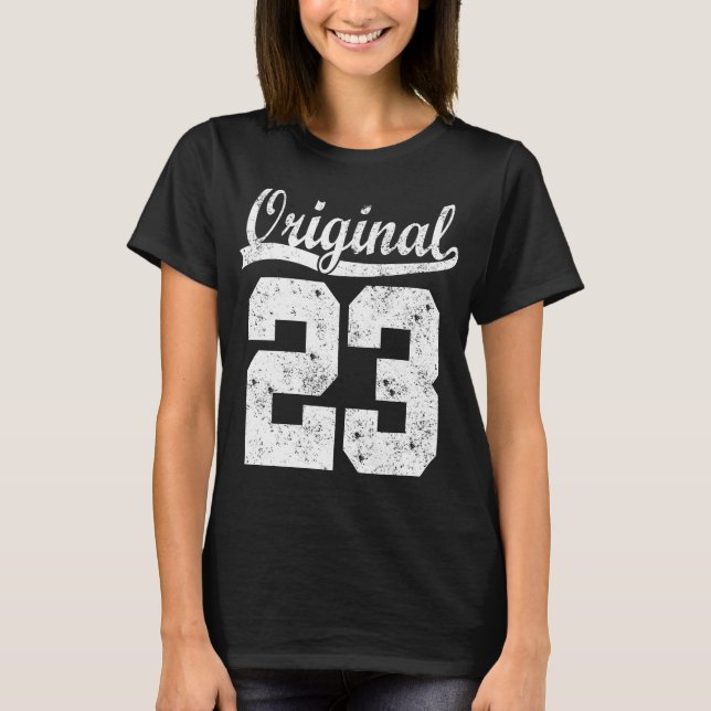 23 born gift  T-Shirt (Front)