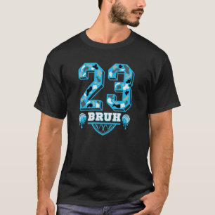 23 bruh Camo Gamma Blue Matching , gamma blue, bas T-Shirt