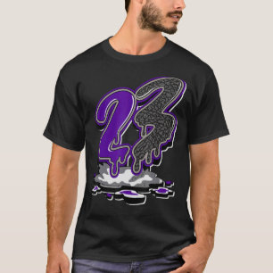 23 Drip Dark Iris 3s Matching T-Shirt