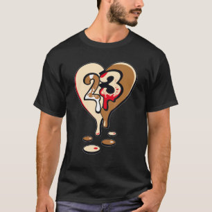 23 Drip Heart Desert Elephant 3s Matching T-Shirt