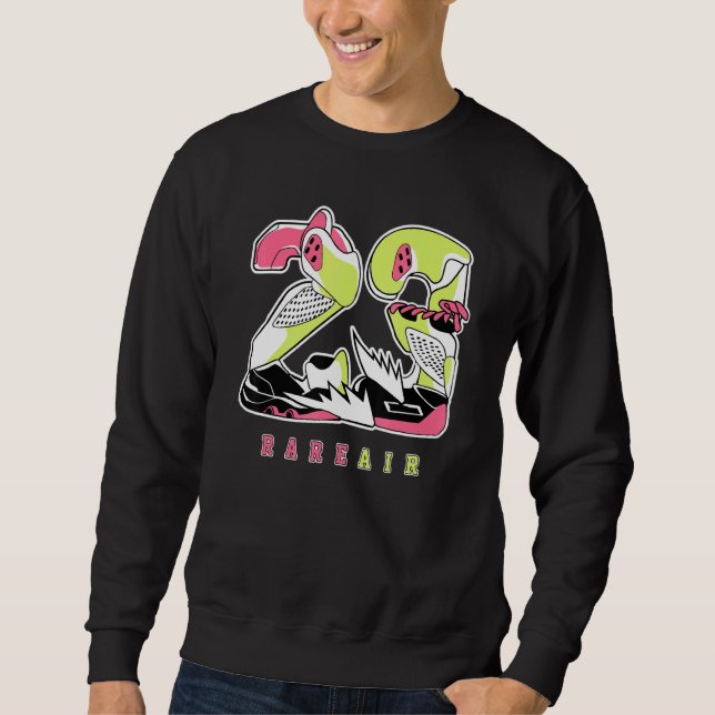 23 Drip Heart Lemon 4s Matching Sweatshirt (Front)