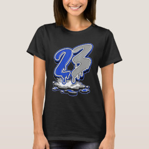 23 Drip True Blue 1s Matching T-Shirt