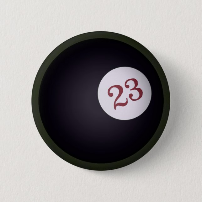 23 Four Leaf Clovers 6 Cm Round Badge (Front)