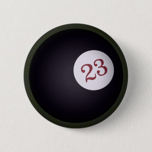 23 Four Leaf Clovers 6 Cm Round Badge