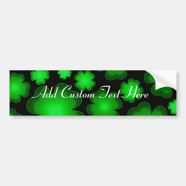 23 Four Leaf Clovers Bumper Sticker (Front)