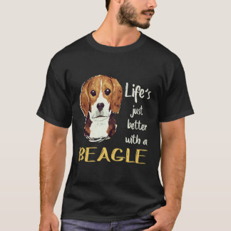 23 Life Just Better With A Beagle T-Shirt