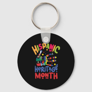 23.National Hispanic heritage Month all countries. Key Ring