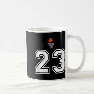23 Number Basketball Style Vintage White Tank Top  Coffee Mug