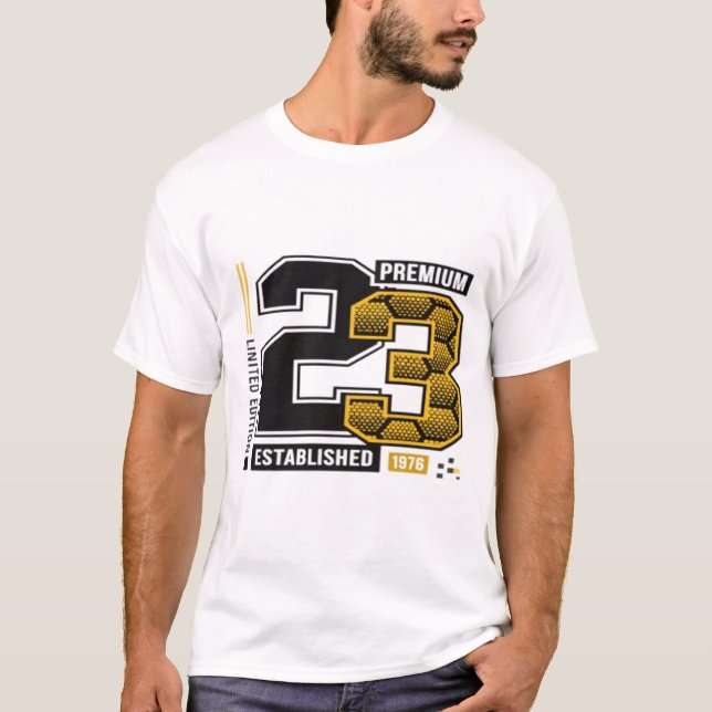 23 Premium Vintage T-Shirt (Front)