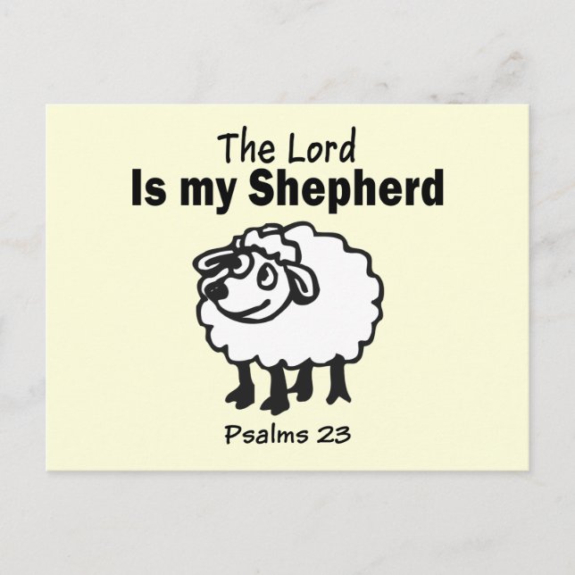 23 Psalm Postcard (Front)