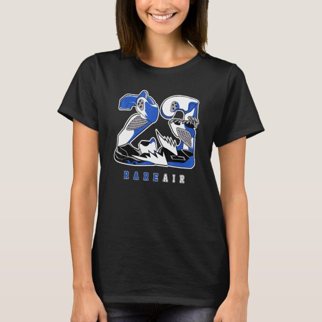 23 Rare Air Retro Stealth 5s Matching T-Shirt (Front)