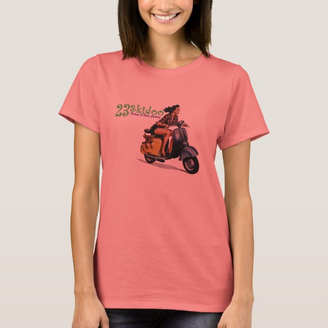 23 Skidoo Shirt - blue ringer (Front)