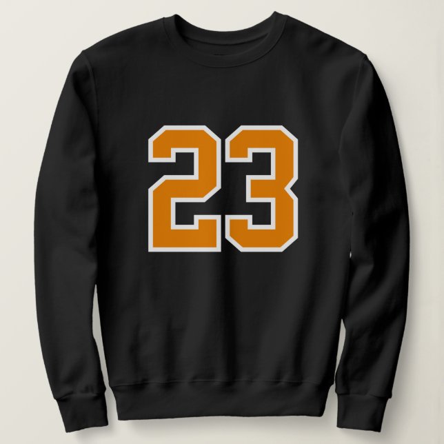 #23 Sports Sweatshirt – Customisable Print (Design Front)