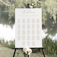 23 Tables Welcome Seating Chart