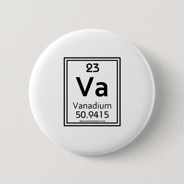 23 Vanadium 6 Cm Round Badge (Front)