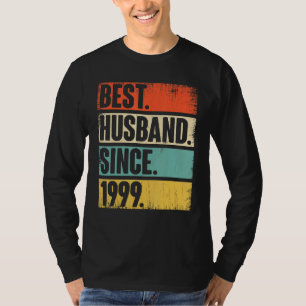 23 Wedding Aniversary  For Him Best Husband Since  T-Shirt