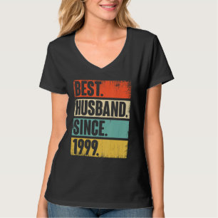 23 Wedding Aniversary  For Him Best Husband Since  T-Shirt