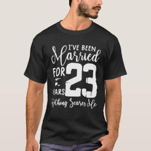 23 Years Married  Funny Couple 23Rd Anniversary T-Shirt