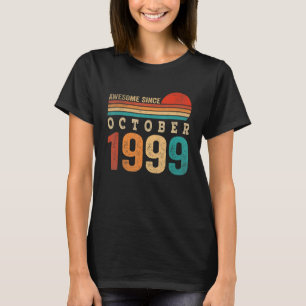 23 Years Old Awesome Since October 1999 23rd Birth T-Shirt