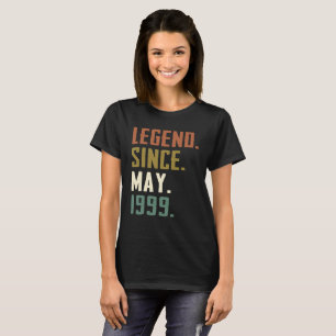 23 Years Old Legend Since May 1999 23rd birthday T-Shirt