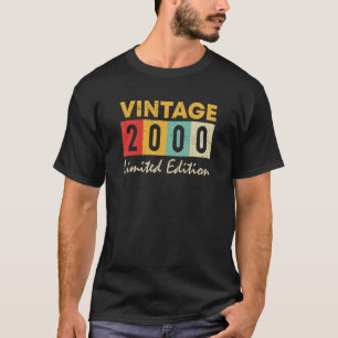 23 Years Old Vintage 2000 23rd Birthday T-Shirt
