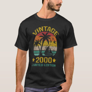 23 Years Old Vintage 2000  23rd Birthday T-Shirt