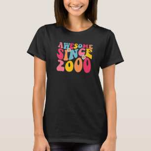 23rd Birthday Awesome Since 2000 Retro 23 Years Ol T-Shirt