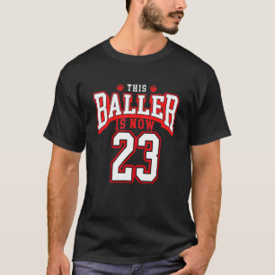 23rd Birthday Basketball  23 Years Old Bday T-Shirt