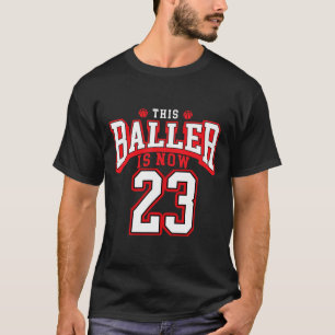 23rd Birthday Bysketbyll Lover 23 Years Old Bday T-Shirt