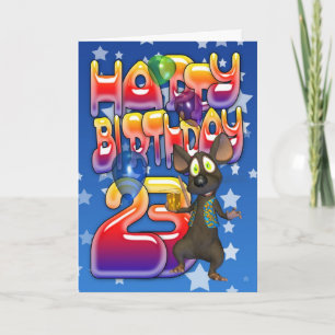 23rd Birthday Card, Happy Birthday Card