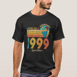 23rd Birthday February 1999 Legend Since 1999 23 Y T-Shirt