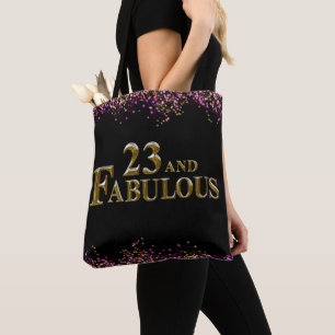 23rd Birthday Tote Bag