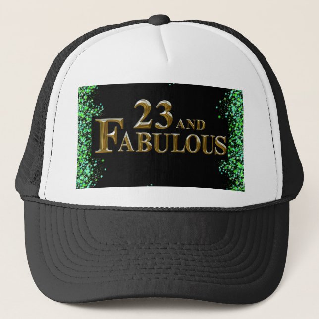 23rd Birthday  Trucker Hat (Front)