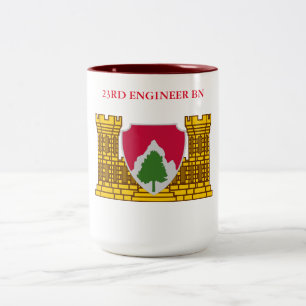 23RD ENGINEER BATTALION  Two-Tone COFFEE MUG