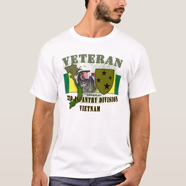 23rd Inf Div (Americal) - Vietnam (no CIB) T-Shirt (Front)