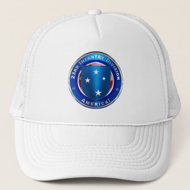 23rd Infantry Division “America!” Trucker Hat (Front)