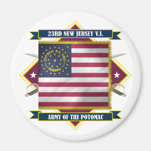 23rd New Jersey Volunteer Infantry Magnet