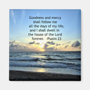 23RD PSALM SUNRISE PHOTO DESIGN MAGNET