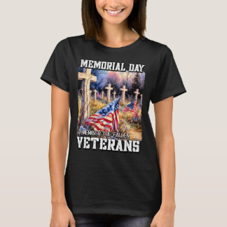 24076_MEMORIAL DAY  REMEMBER OUR FALLEN VETERANS T-Shirt