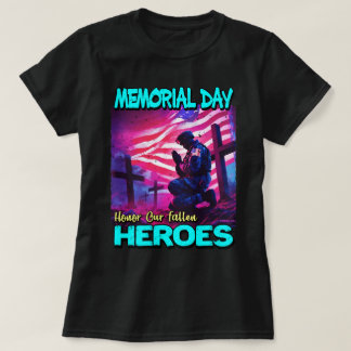 24077_Memorial Day Honour Our Fallen Heroes T-Shirt