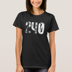 240 Area Code Germantown MD Mobile Telephone Area  T-Shirt