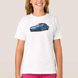 240sx blue car drawing T-Shirt